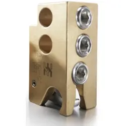Potential distribution terminal, Screw connection, 10-50 mm², yellow