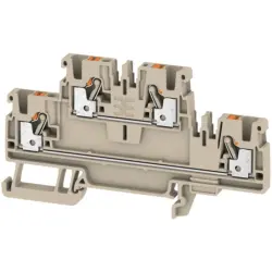 Multi level terminal block, push-in connection, 0.5-2.5 mm², 24 A, 8 kV, orange, 1547610000