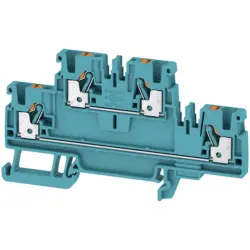 Multi level terminal block, push-in connection, 0.5-2.5 mm², 24 A, 8 kV, orange, 1547620000