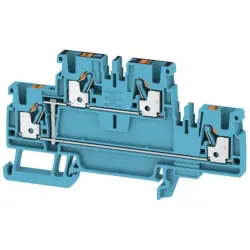 Multi level terminal block, push-in connection, 0.5-2.5 mm², 24 A, 8 kV, orange, 1547660000