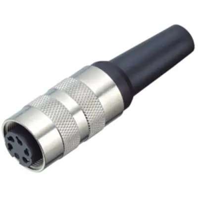 Jack, M16, 16 pole, solder connection, straight, 1548840000 - 1