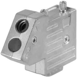 D-Sub plug, 9 pole, standard, screw connection, 1551080000