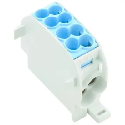 Potential distribution terminal, screw connection, 1.5-16 mm², 1 pole, 152 A, blue, 1560670000 - 1