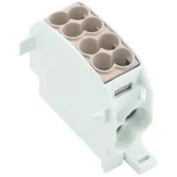 Potential distribution terminal, screw connection, 1.5-16 mm², 1 pole, 152 A, brown, 1561120000