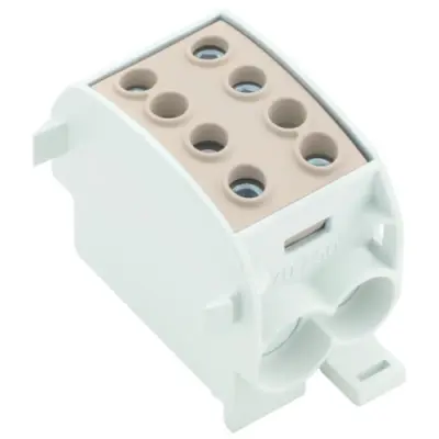 Potential distribution terminal, screw connection, 10-25 mm², 1 pole, 300 A, brown, 1561820000 - 1
