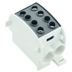 Potential distribution terminal, screw connection, 10-25 mm², 1 pole, 300 A, black, 1561830000