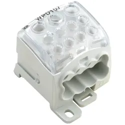 Potential distribution terminal, screw connection, 95 mm², 1 pole, 270 A, light gray, 1562220000