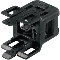 Connector, 36 pole, straight, black, 1563000000