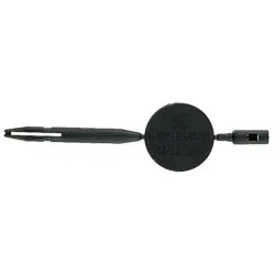 Connector, 1 pole, black, 1567430000