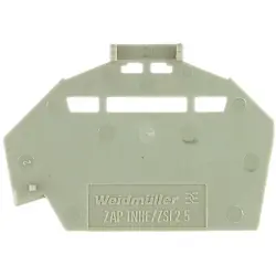 End plate for terminal block, 1610840000