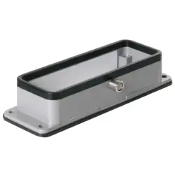 Surface mount housing, size B24, die-cast aluminum, central locking, IP65, 1611350000