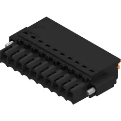 Socket header, 10 pole, pitch 3.5 mm, straight, black, 2459650000