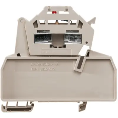 Fuse terminal block, 2 pole, 0.5-2.5 mm², 250 V, 12 A, 1616500000 - 1