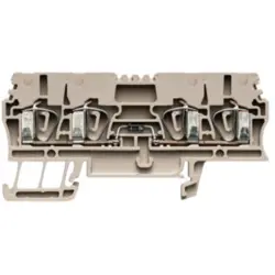Component terminal block, spring balancer connection, 0.5-4.0 mm², 1 A, 6 kV, dark beige, 1650350000