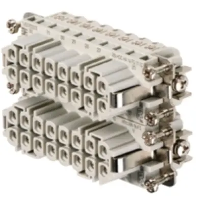 Socket contact insert, 5, 16 pole, equipped, screw connection, with PE contact, 1650900000 - 1