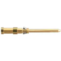Pin contact, 0.5 mm², AWG 20, crimp connection, gold-plated, 1651630000