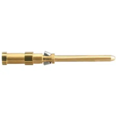 Pin contact, 0.5 mm², AWG 20, crimp connection, gold-plated, 1651630000 - 1