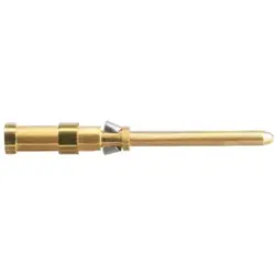 Pin contact, 0.75-1.0 mm², AWG 18, crimp connection, gold-plated, 1651640000