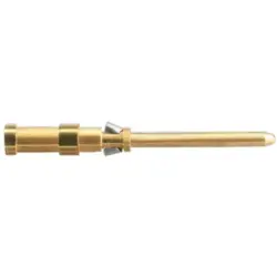 Pin contact, 1.5 mm², AWG 16, crimp connection, gold-plated, 1651650000