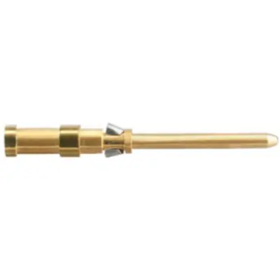 Pin contact, 1.5 mm², AWG 16, crimp connection, gold-plated, 1651650000 - 1