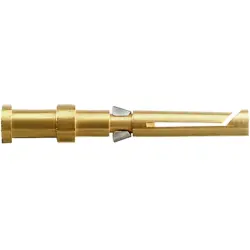 Receptacle, 0.5 mm², AWG 20, crimp connection, gold-plated, 1651680000