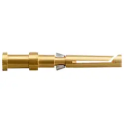 Receptacle, 0.75-1.0 mm², AWG 18, crimp connection, gold-plated, 1651690000