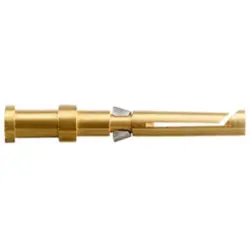Receptacle, 1.5 mm², AWG 16, crimp connection, gold-plated, 1651700000