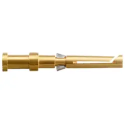 Receptacle, 2.5 mm², AWG 14, crimp connection, gold-plated, 1651710000
