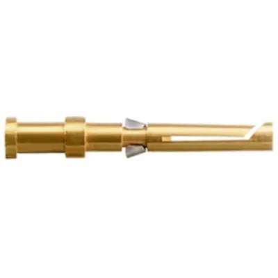 Receptacle, 2.5 mm², AWG 14, crimp connection, gold-plated, 1651710000 - 1