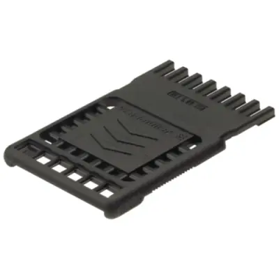 Connector, 8 pole, pitch 5 mm, straight, black, 1652060000 - 1