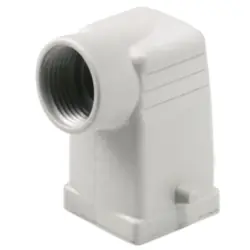 Grommet housing, size A7, plastic, PG11, angled, cross bow locking, IP65, 1652400000