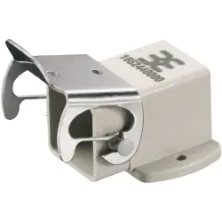 Surface mount housing, size A7, plastic, PG11, angled, cross bow locking, IP65, 1652440000