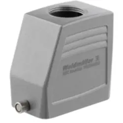 Grommet housing, size D24, die-cast aluminum, PG29, straight, longitudinal bow locking, IP65, 1655380000