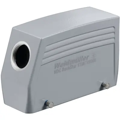 Grommet housing, size D64, die-cast aluminum, PG29, angled, cross bow locking, IP65, 1661320000 - 1