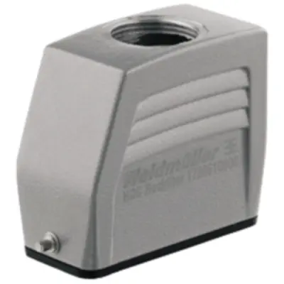 Grommet housing, size A10, die-cast aluminum, PG16, straight, longitudinal bow locking, IP65, 1663930000 - 1
