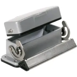 Surface mount housing, size A16, die-cast aluminum, longitudinal bow locking, IP65, 1664940000