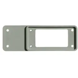 Adapter plate for heavy duty connectors, 1665010000