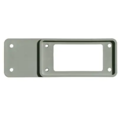 Adapter plate for heavy duty connectors, 1665010000 - 1