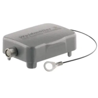 Cover cap, size B6, die-cast aluminum, longitudinal bow locking, IP65, 1665200000 - 1