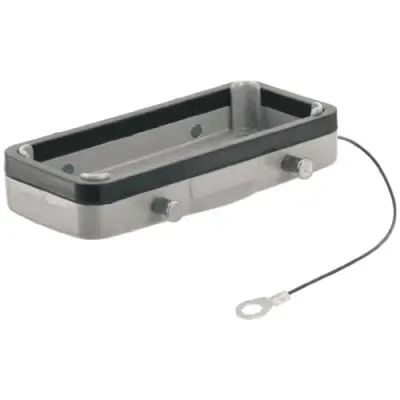 Cover cap, size B16, die-cast aluminum, cross bow locking, IP65, 1665620000 - 1