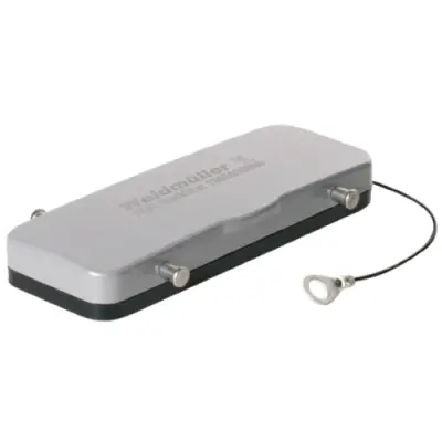 Cover cap, size B24, die-cast aluminum, cross bow locking, IP65, 1665650000 - 1