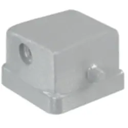 Cover cap, size A4, die-cast aluminum, cross bow locking, IP65, 1665740000