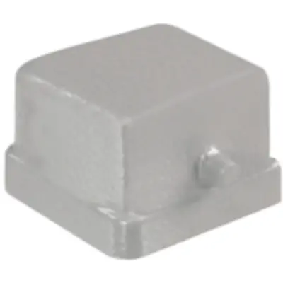 Cover cap, size A4, die-cast aluminum, cross bow locking, IP65, 1665750000 - 1