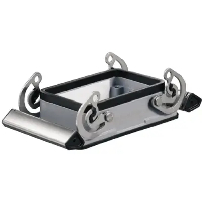 Surface mount housing, size A32, die-cast aluminum, cross bow locking, IP65, 1665860000 - 1