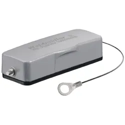 Cover cap, size A16, die-cast aluminum, longitudinal bow locking, IP65, 1665910000
