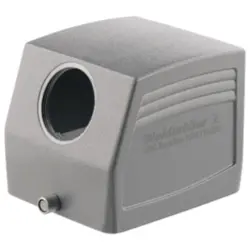 Grommet housing, size A48, die-cast aluminum, PG29, angled, longitudinal bow locking, IP65, 1666710000