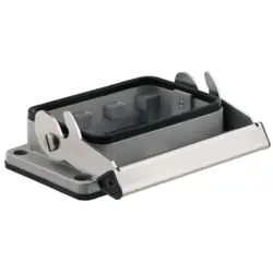 Surface mount housing, size A48, die-cast aluminum, longitudinal bow locking, IP65, 1666740000