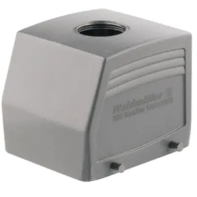 Grommet housing, size B32, die-cast aluminum, PG29, straight, cross bow locking, IP65, 1666870000 - 1