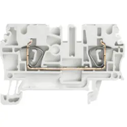 Through terminal block, spring balancer connection, 0.5-4.0 mm², 2 pole, 24 A, 8 kV, white, 1683320000
