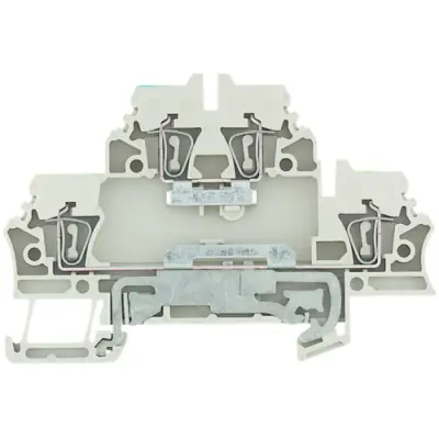 Multi level terminal block, spring balancer connection, 0.5-2.5 mm², 20 A, 6 kV, dark beige, 1689980000 - 1